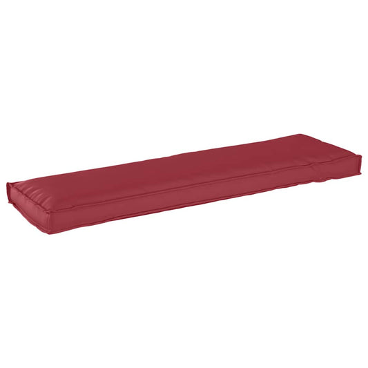 Palettenkissen für Bank Weinrot 140 x 40 x 8 cm Oxford Stoff