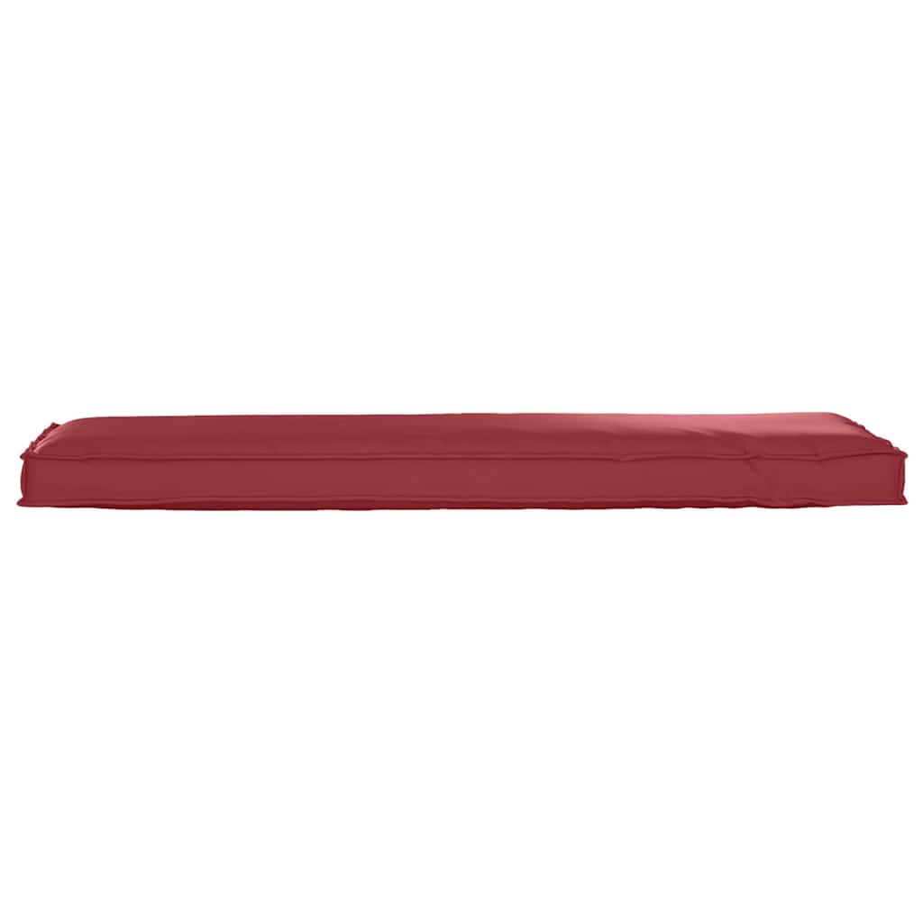 Palettenkissen für Bank Weinrot 140 x 40 x 8 cm Oxford Stoff