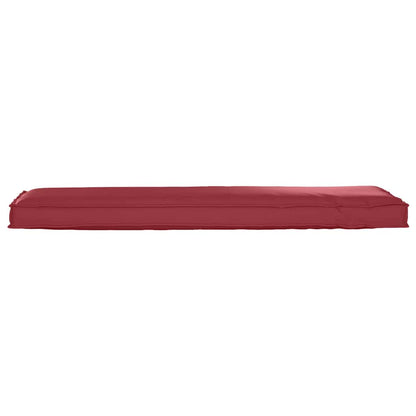 Palettenkissen für Bank Weinrot 140 x 40 x 8 cm Oxford Stoff