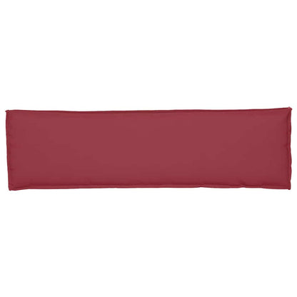 Palettenkissen für Bank Weinrot 140 x 40 x 8 cm Oxford Stoff