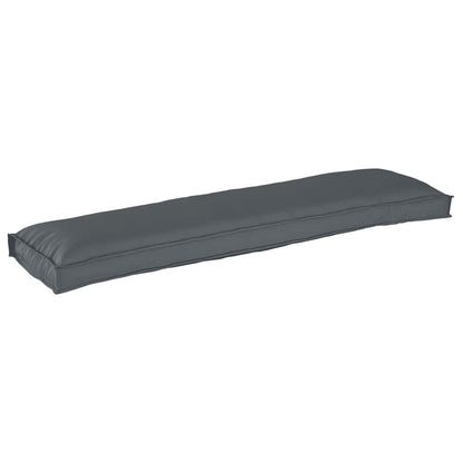 Palettenkissen für Bank Anthrazit 150 x 40 x 8 cm Oxford Stoff