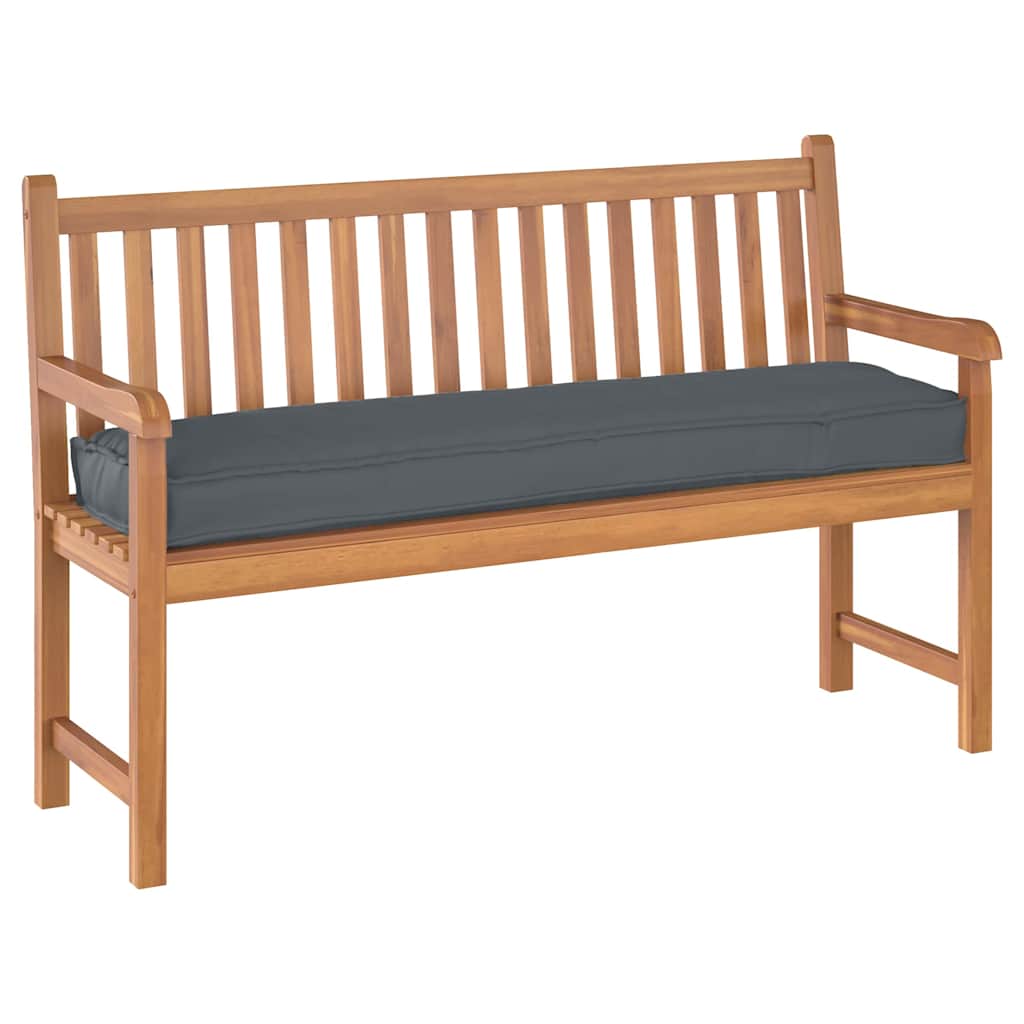 Palettenkissen für Bank Anthrazit 150 x 40 x 8 cm Oxford Stoff
