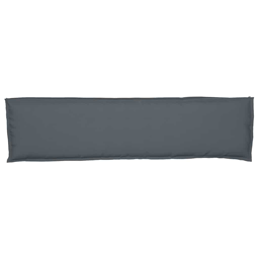 Palettenkissen für Bank Anthrazit 150 x 40 x 8 cm Oxford Stoff