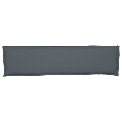 Palettenkissen für Bank Anthrazit 150 x 40 x 8 cm Oxford Stoff