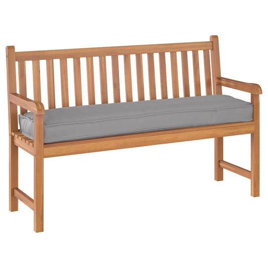 Palettenkissen für Bank Grau 150 x 40 x 8 cm Oxford Stoff