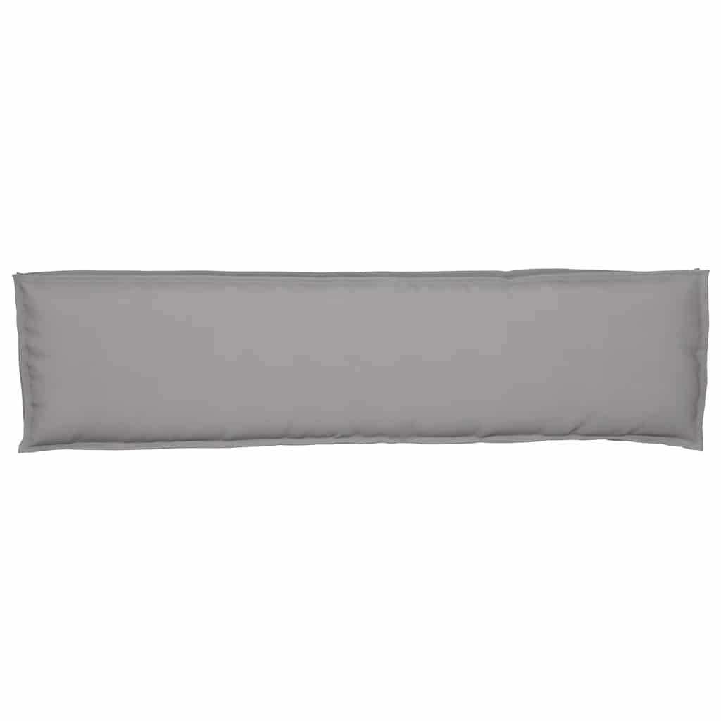 Palettenkissen für Bank Grau 150 x 40 x 8 cm Oxford Stoff