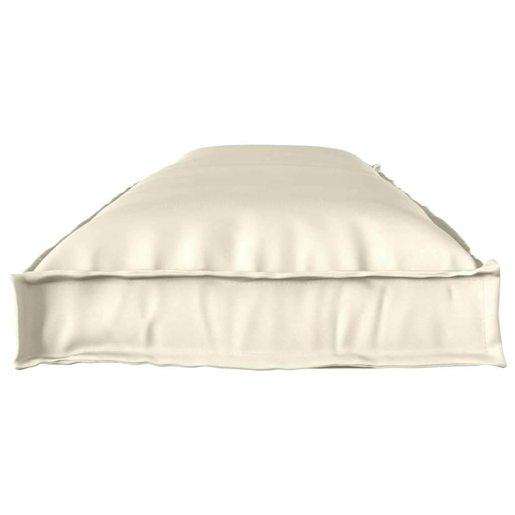 Palettenkissen für Bank Creme 150 x 40 x 8 cm Oxford Stoff