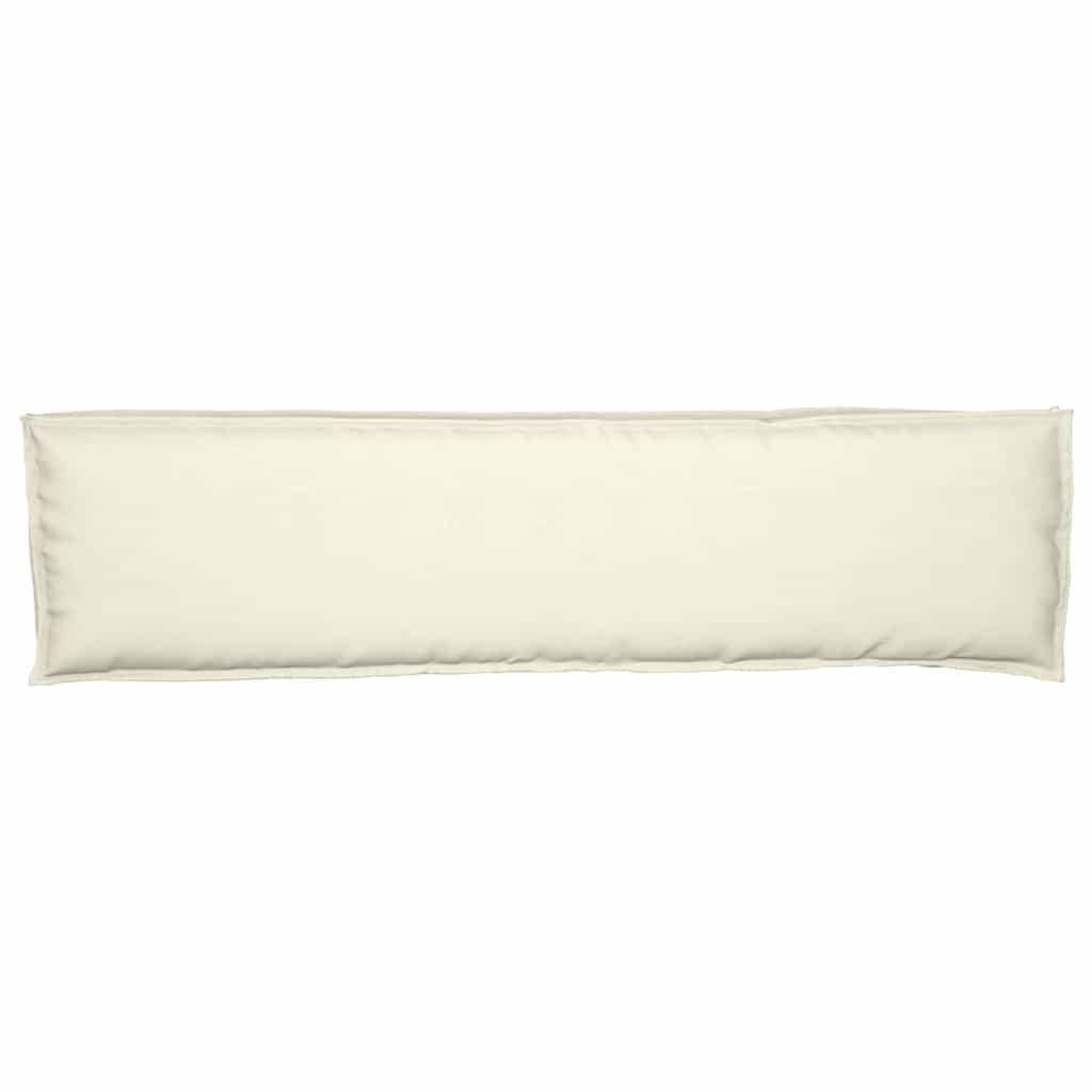 Palettenkissen für Bank Creme 150 x 40 x 8 cm Oxford Stoff