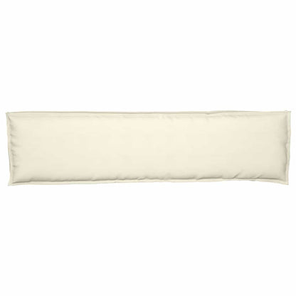 Palettenkissen für Bank Creme 150 x 40 x 8 cm Oxford Stoff