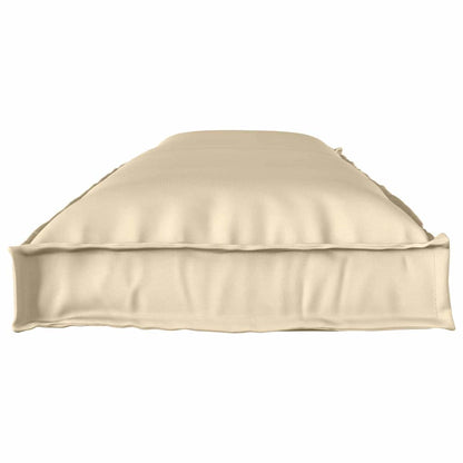 Palettenkissen für Bank Beige 150 x 40 x 8 cm Oxford Stoff