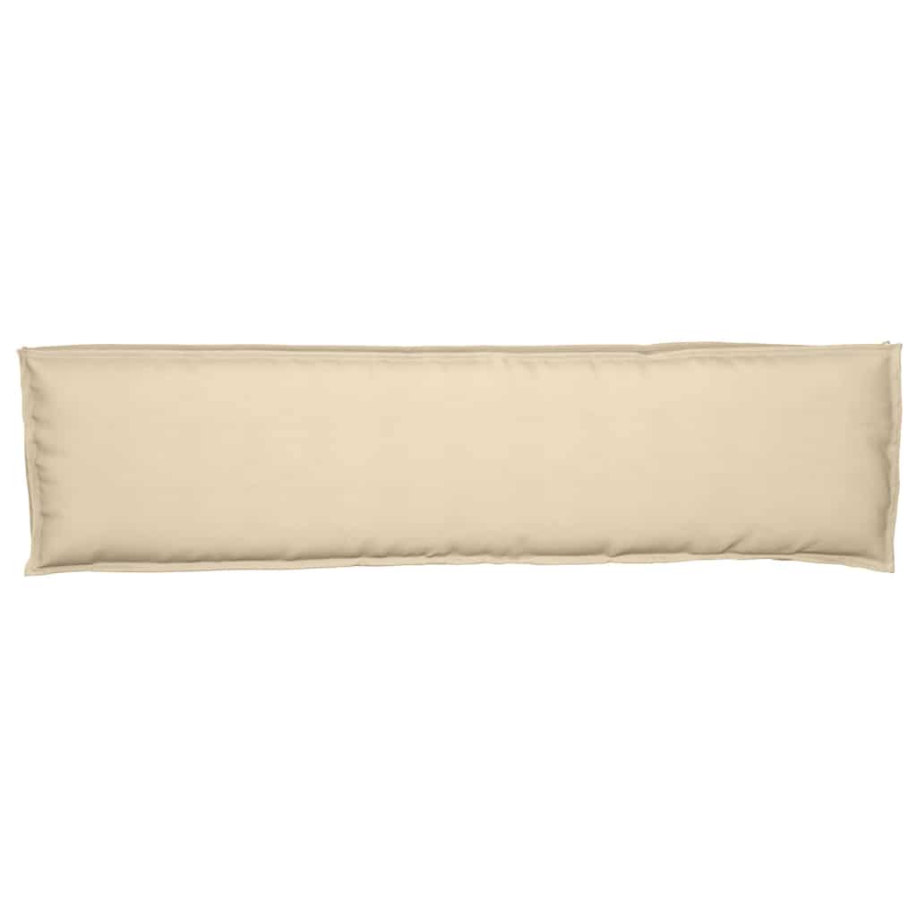 Palettenkissen für Bank Beige 150 x 40 x 8 cm Oxford Stoff