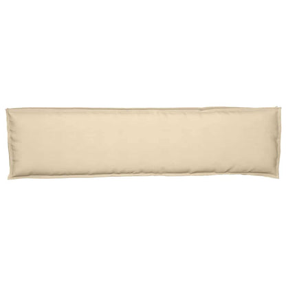 Palettenkissen für Bank Beige 150 x 40 x 8 cm Oxford Stoff
