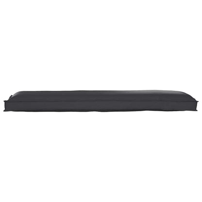 Palettenkissen für Bank Schwarz 150 x 40 x 8 cm Oxford Stoff