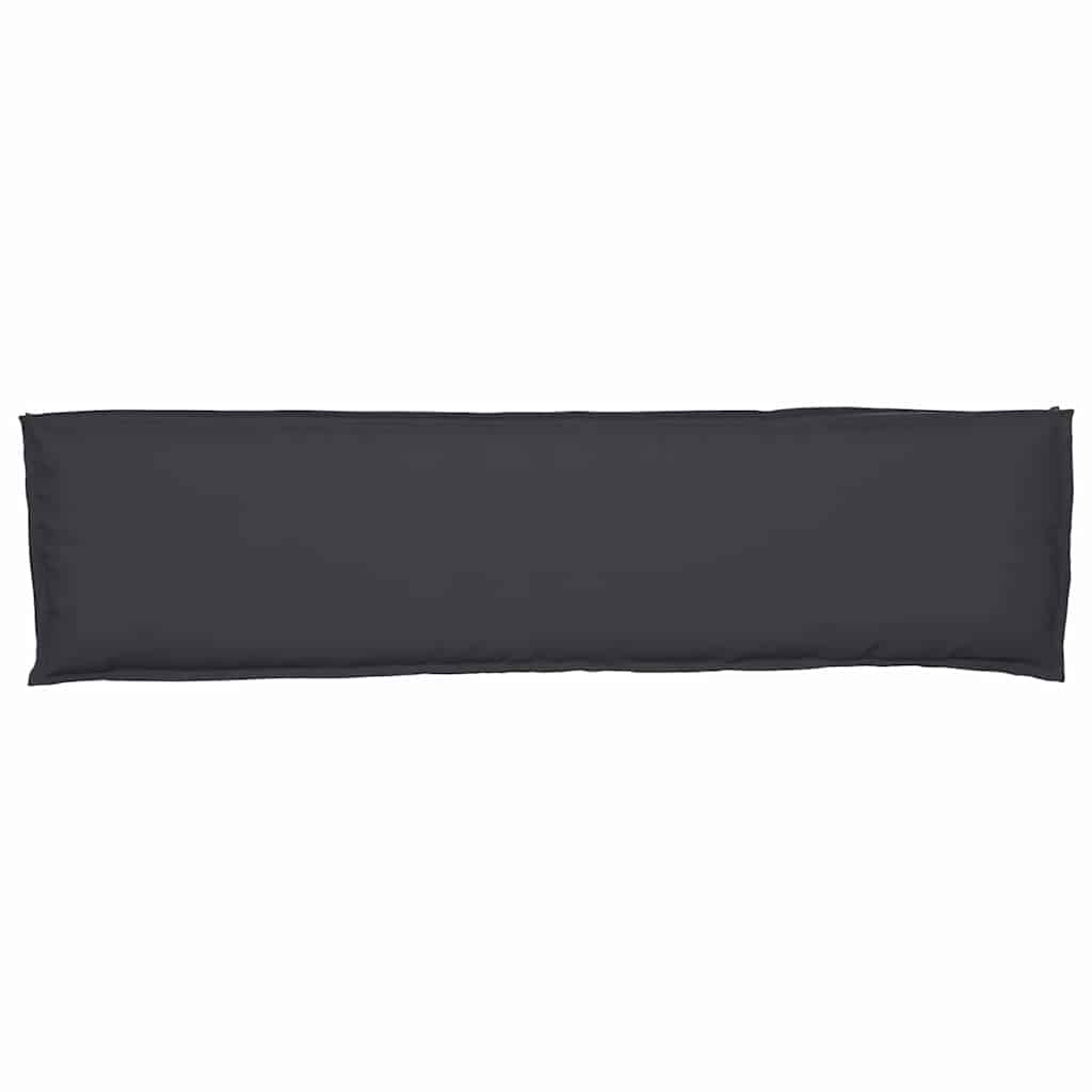 Palettenkissen für Bank Schwarz 150 x 40 x 8 cm Oxford Stoff