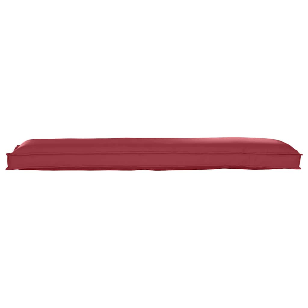 Palettenkissen für Bank Weinrot 150 x 40 x 8 cm Oxford Stoff