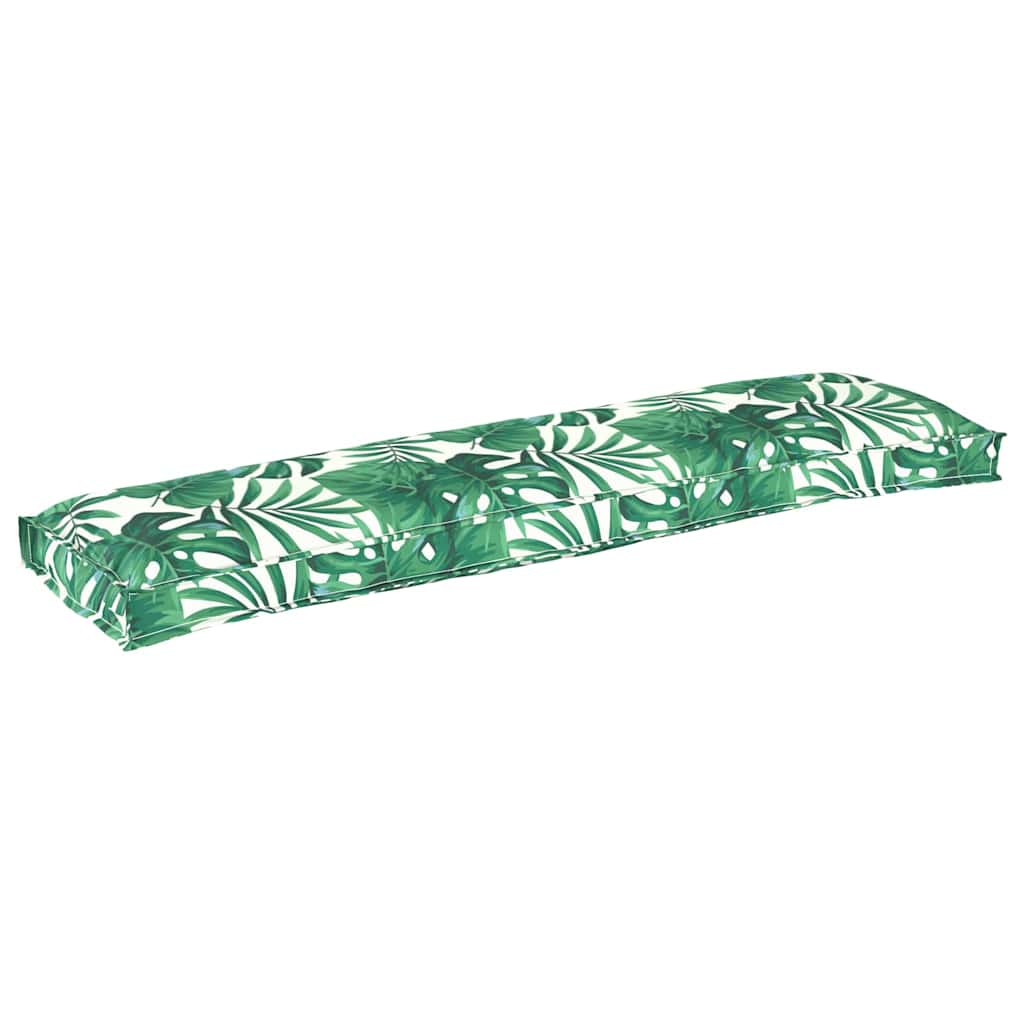 Palettenkissen für Bank Floral Blattmuster 150 x 40 x 8 cm