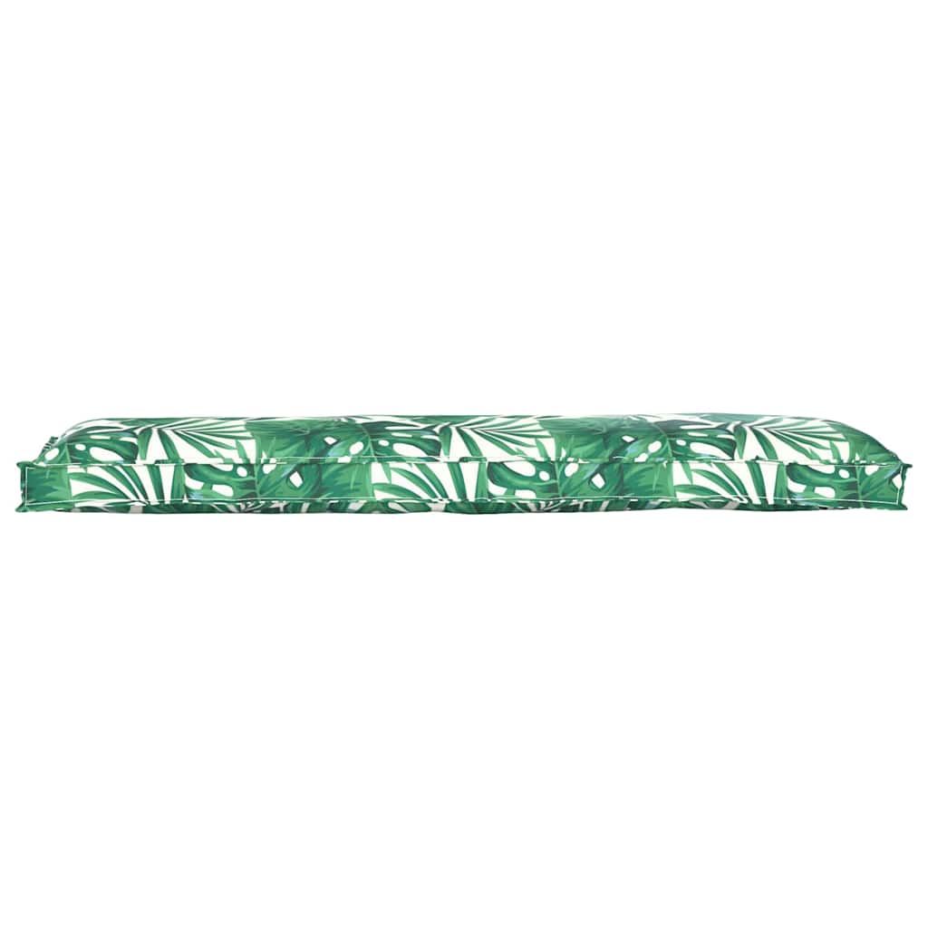 Palettenkissen für Bank Floral Blattmuster 150 x 40 x 8 cm