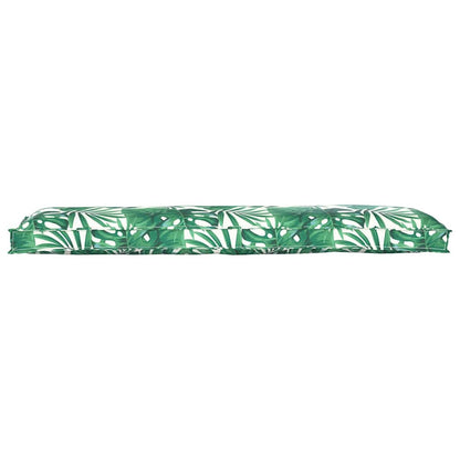 Palettenkissen für Bank Floral Blattmuster 150 x 40 x 8 cm