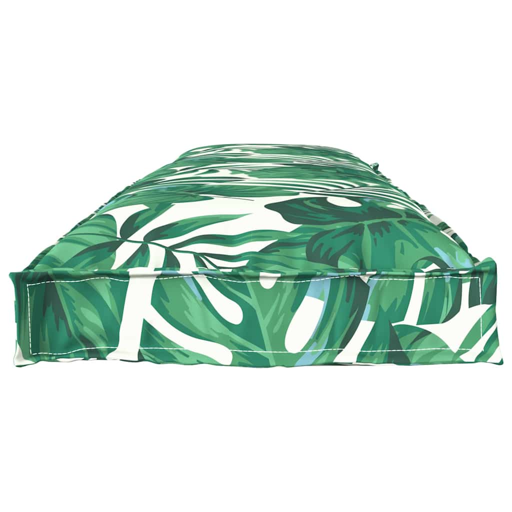 Palettenkissen für Bank Floral Blattmuster 150 x 40 x 8 cm