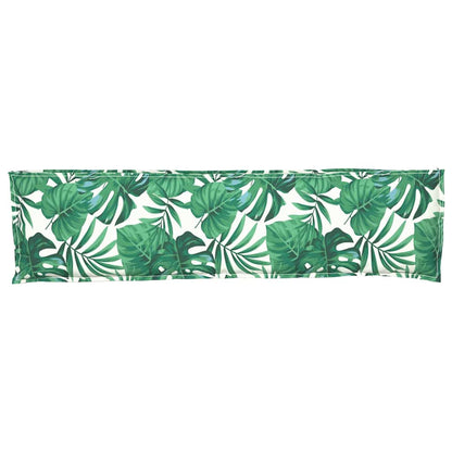 Palettenkissen für Bank Floral Blattmuster 150 x 40 x 8 cm