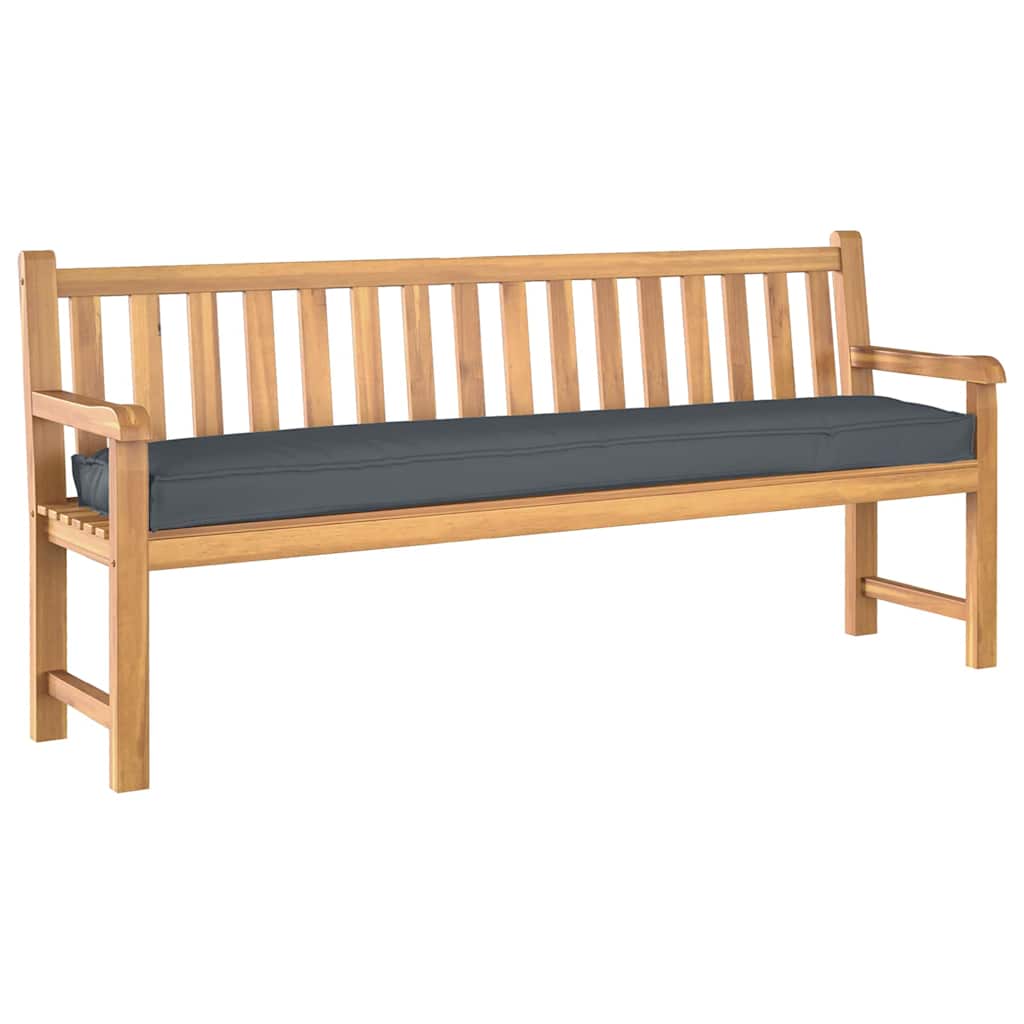 Palettenkissen Anthrazit 180 x 40 x 8 cm Oxford Stoff