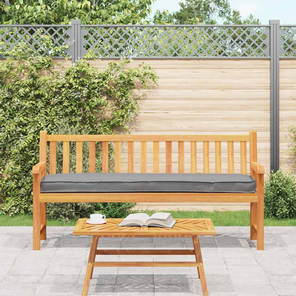 Palettenkissen Grau 180 x 40 x 8 cm Oxford Stoff
