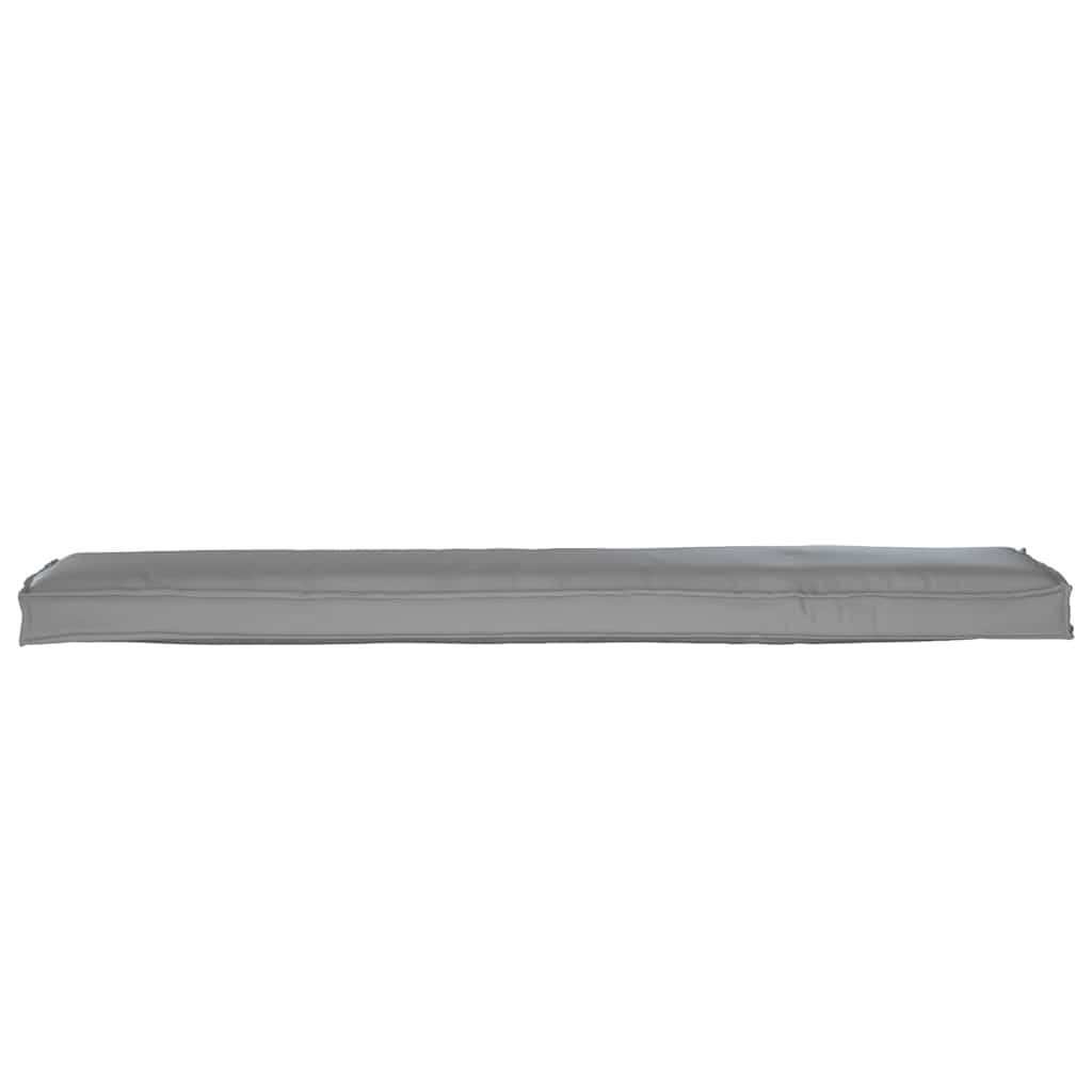 Palettenkissen Grau 180 x 40 x 8 cm Oxford Stoff