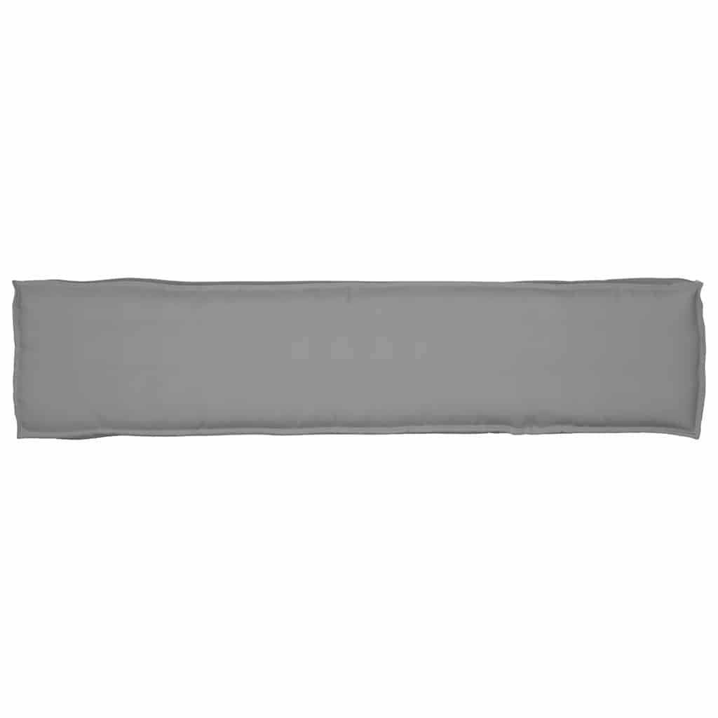 Palettenkissen Grau 180 x 40 x 8 cm Oxford Stoff