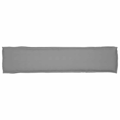 Palettenkissen Grau 180 x 40 x 8 cm Oxford Stoff