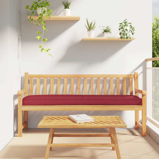 Palettenkissen Weinrot 180 x 40 x 8 cm Oxford Stoff