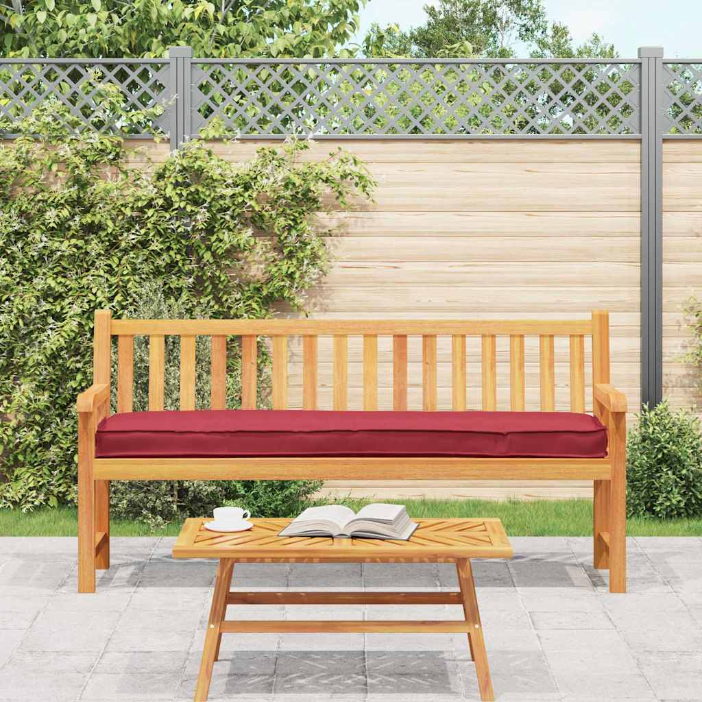 Palettenkissen Weinrot 180 x 40 x 8 cm Oxford Stoff