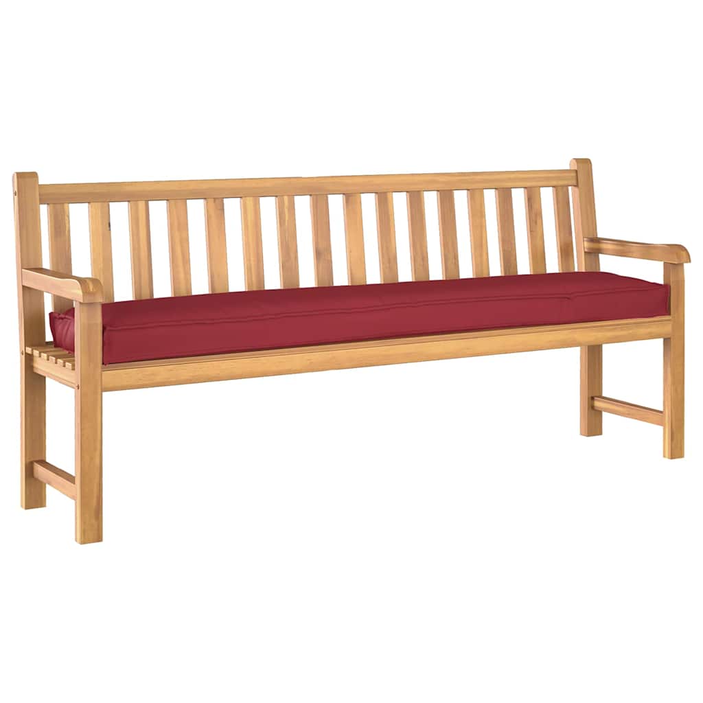 Palettenkissen Weinrot 180 x 40 x 8 cm Oxford Stoff