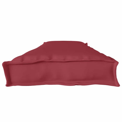 Palettenkissen Weinrot 180 x 40 x 8 cm Oxford Stoff