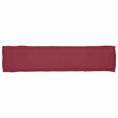 Palettenkissen Weinrot 180 x 40 x 8 cm Oxford Stoff