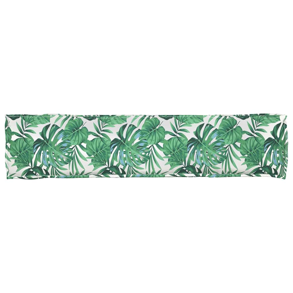 Palettenkissen Floral Blattmuster 180 x 40 x 8 cm Oxford Stoff