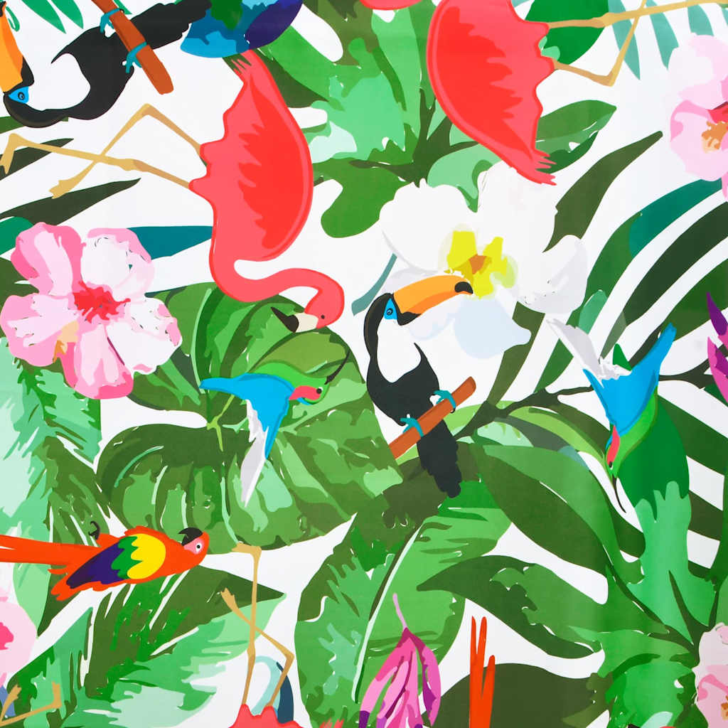 Palettenkissen Floral Tropischer Dschungel 180 x 40 x 8 cm