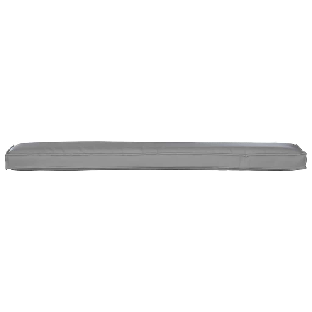 Palettenkissen Grau 200 x 40 x 8 cm Oxford Stoff