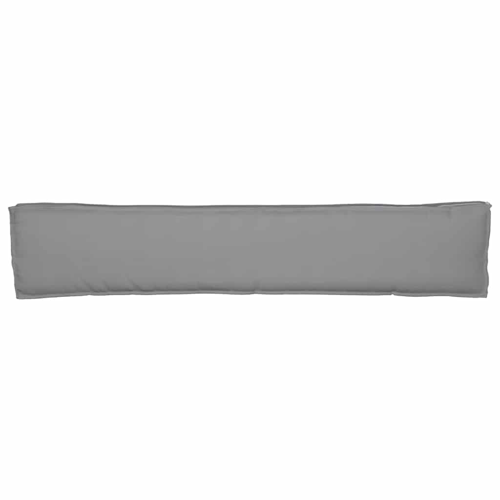 Palettenkissen Grau 200 x 40 x 8 cm Oxford Stoff