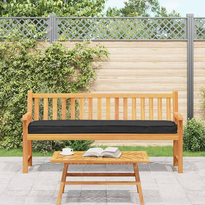 Palettenkissen Schwarz 200 x 40 x 8 cm Oxford Stoff