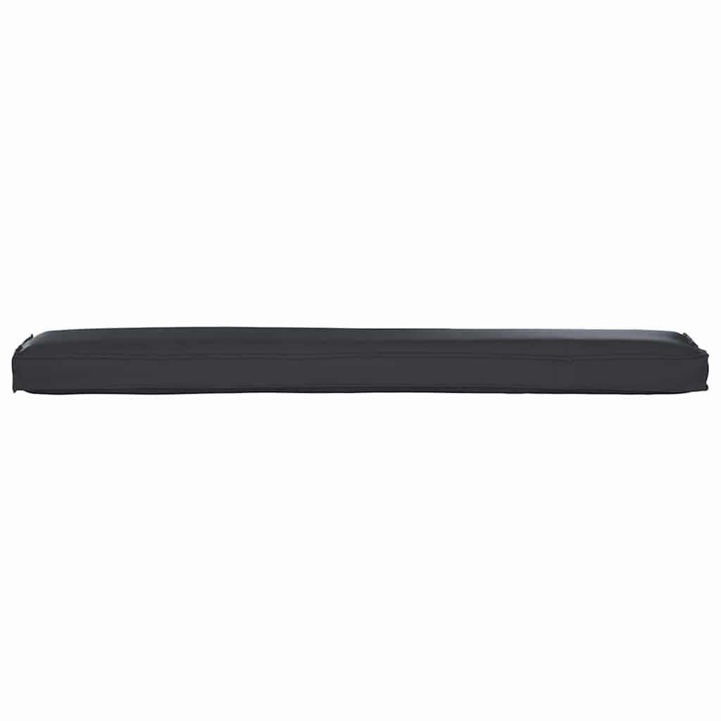Palettenkissen Schwarz 200 x 40 x 8 cm Oxford Stoff