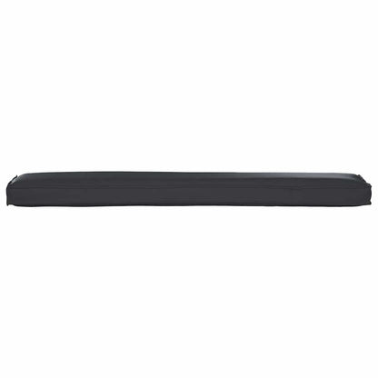 Palettenkissen Schwarz 200 x 40 x 8 cm Oxford Stoff