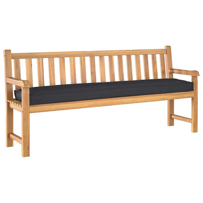 Palettenkissen Schwarz 200 x 40 x 8 cm Oxford Stoff