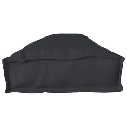 Palettenkissen Schwarz 200 x 40 x 8 cm Oxford Stoff