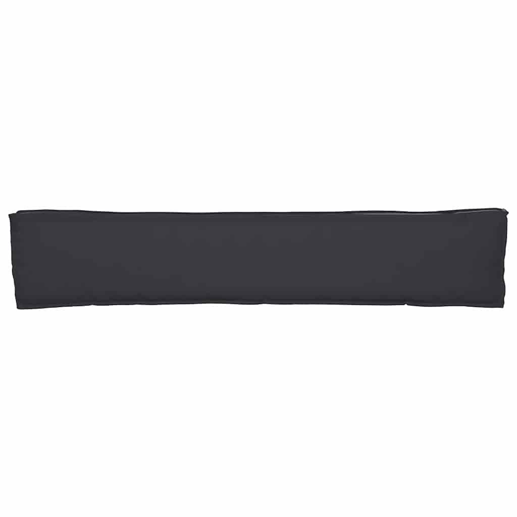 Palettenkissen Schwarz 200 x 40 x 8 cm Oxford Stoff