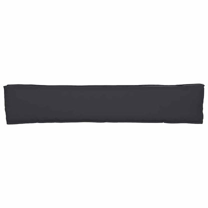 Palettenkissen Schwarz 200 x 40 x 8 cm Oxford Stoff