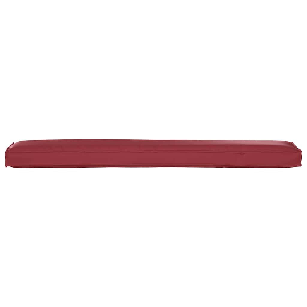 Palettenkissen Weinrot 200 x 40 x 8 cm Oxford Stoff