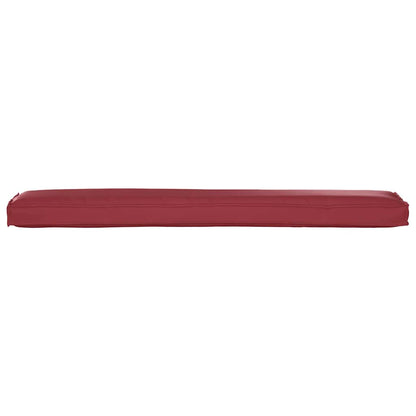 Palettenkissen Weinrot 200 x 40 x 8 cm Oxford Stoff