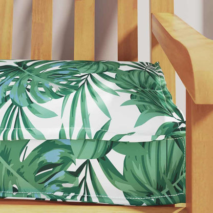 Palettenkissen Floral Blattmuster 200 x 40 x 8 cm Oxford Stoff