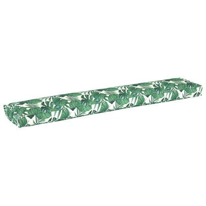 Palettenkissen Floral Blattmuster 200 x 40 x 8 cm Oxford Stoff