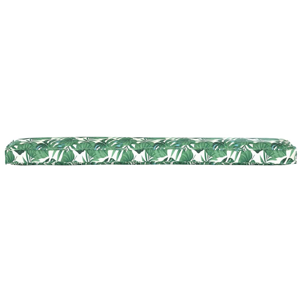 Palettenkissen Floral Blattmuster 200 x 40 x 8 cm Oxford Stoff
